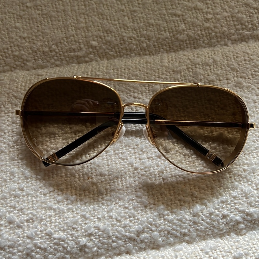 Gucci gold sunglasses